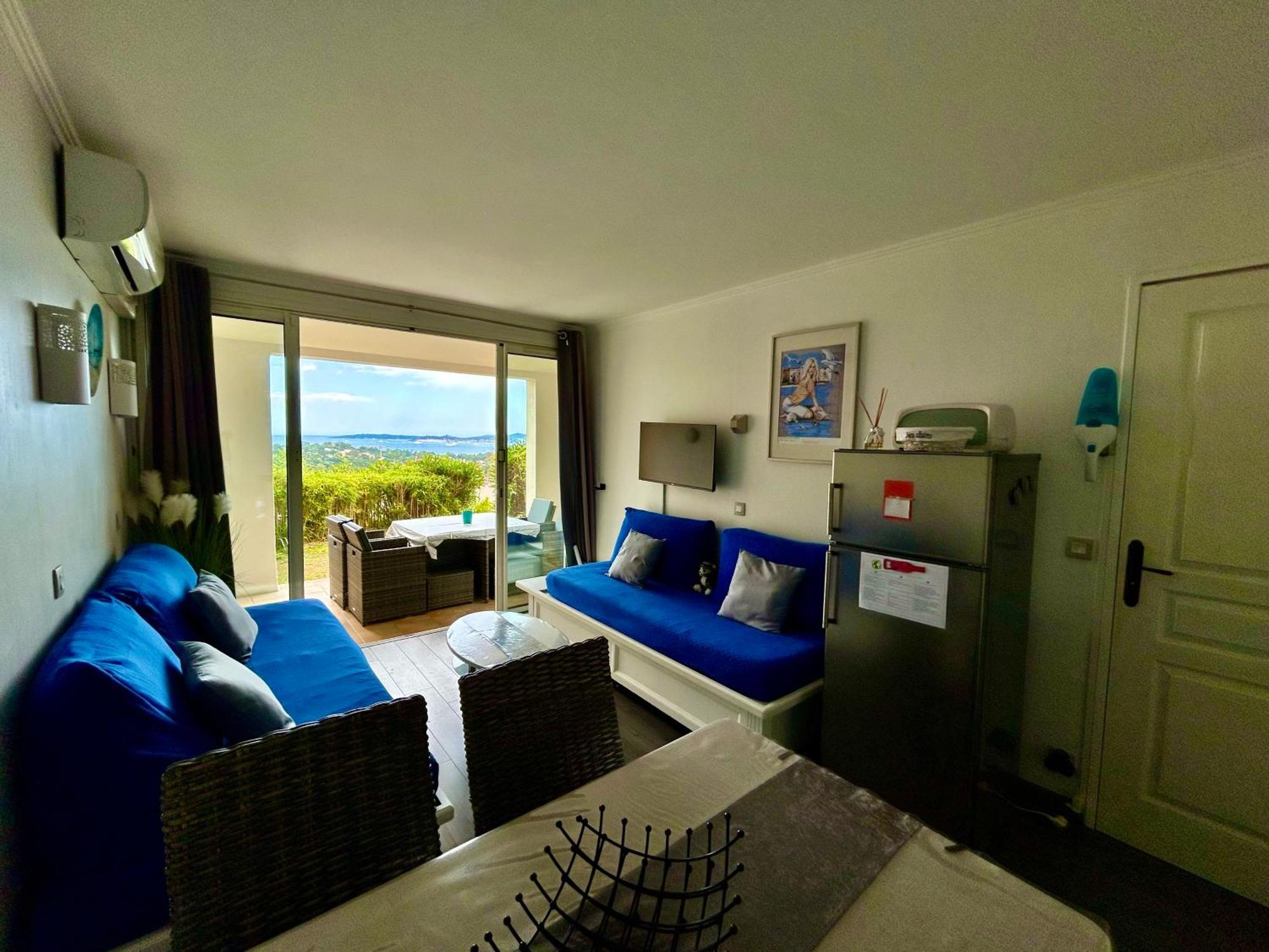 Les Restanques Vue Mer Roses 1070 Rez De Jardin Гримо Екстер'єр фото